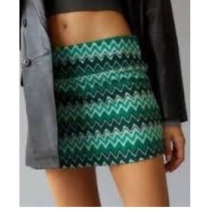 Urban Outfitters womens Skirt mini Green Sz Small